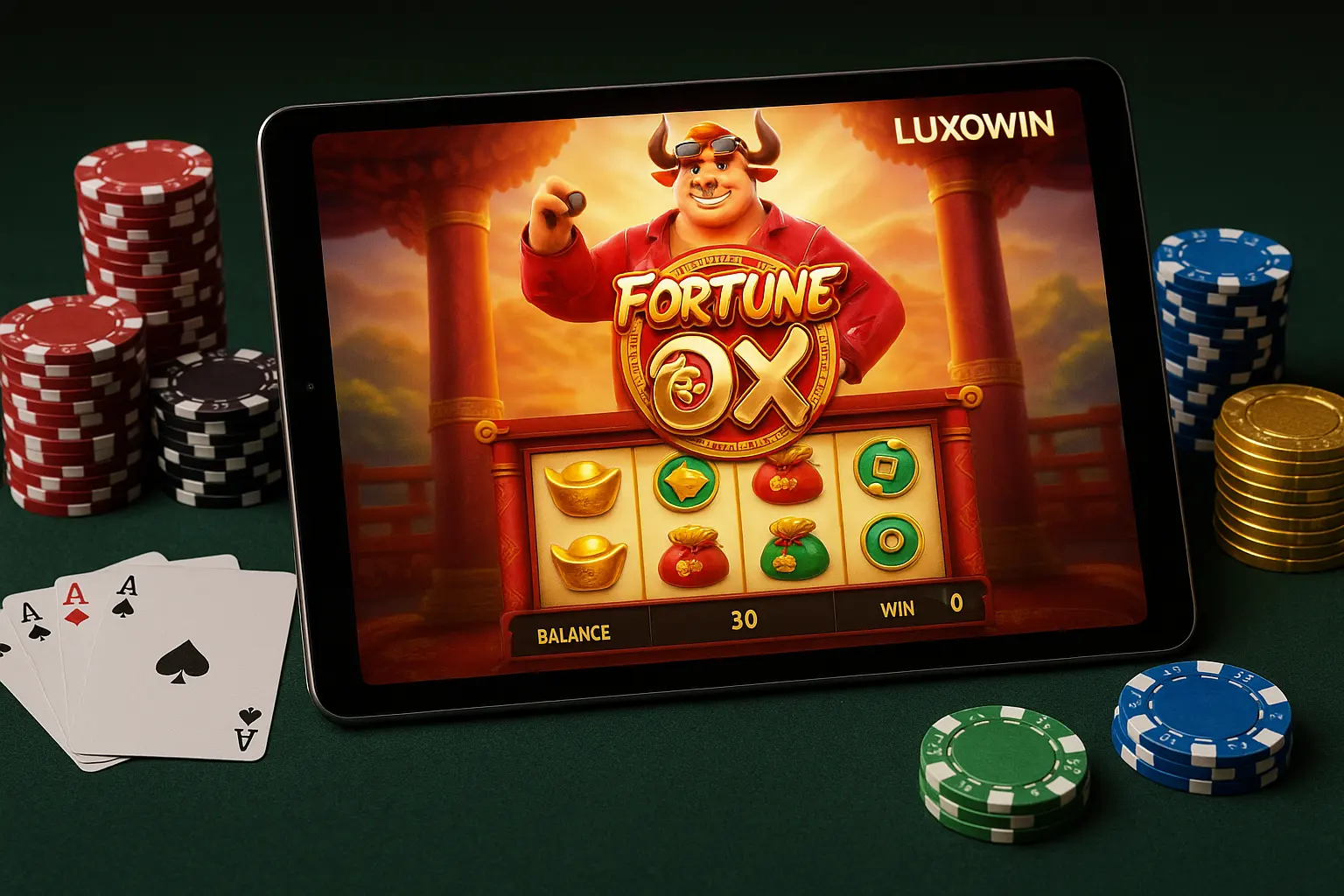 Fortune Ox no LUXOWIN - Aposte Agora e Reivindique Seus Ganhos
