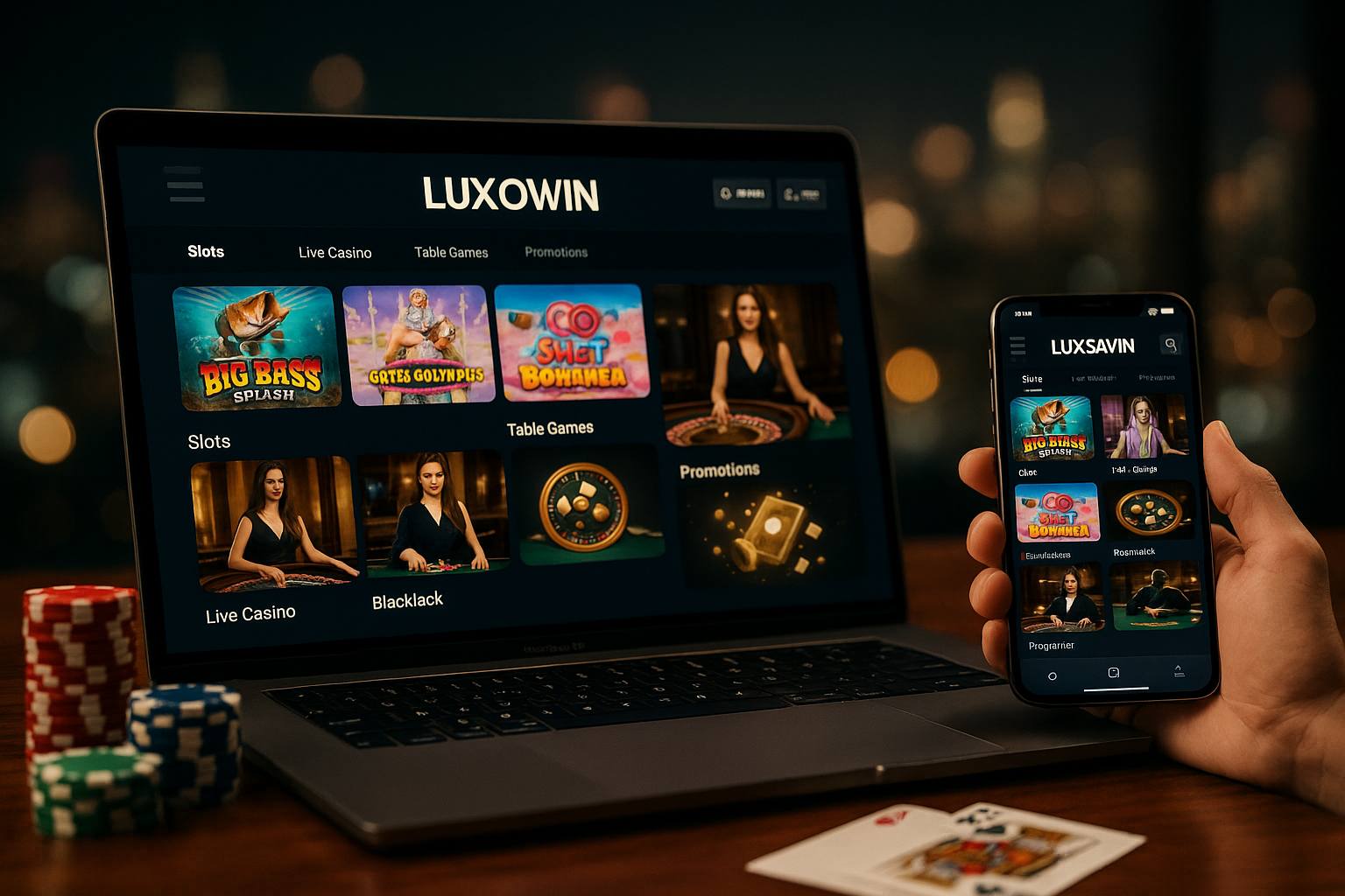 
                                Cassino Online LUXOWIN
                                