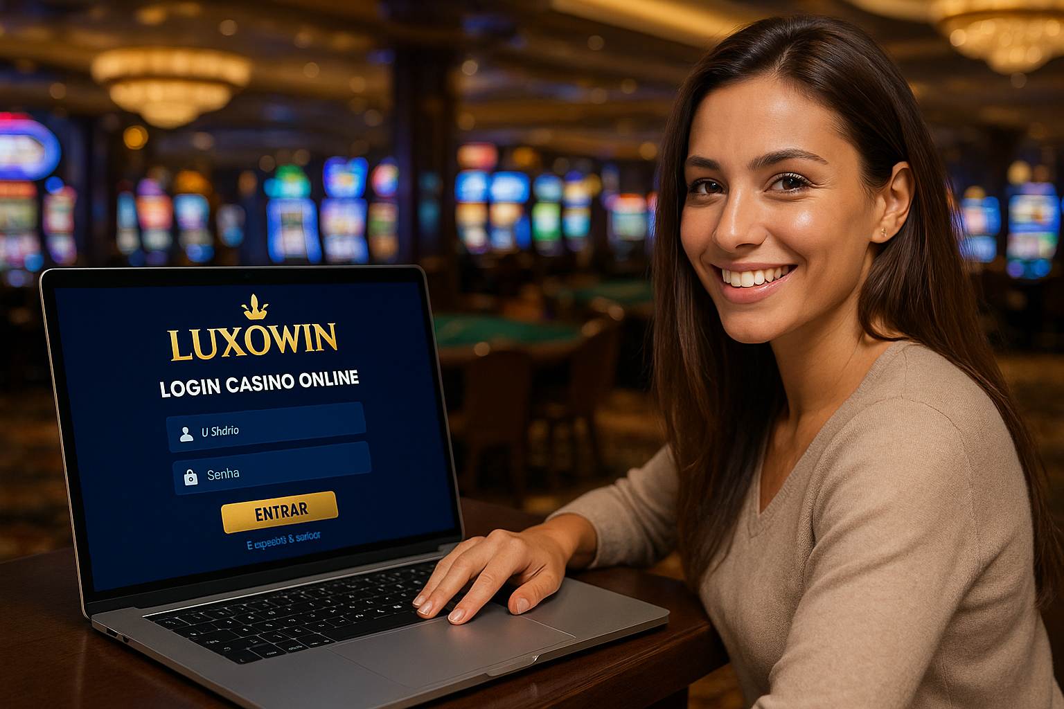 Login no Cassino LUXOWIN