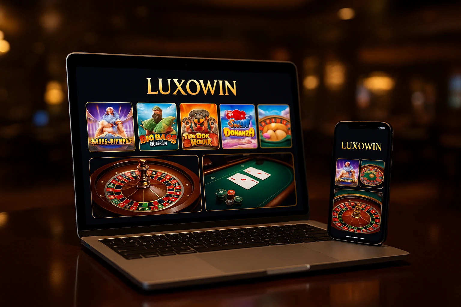 Jogos de cassino online inovadores e emocionantes na LUXOWIN